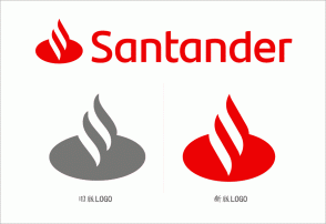 西班牙Santander銀行LOGO設(shè)計(jì)，改善用戶