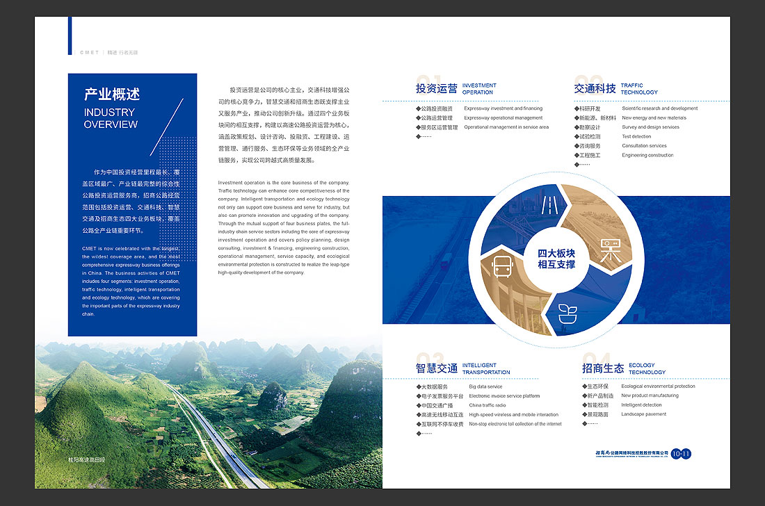 招商局集團畫冊設(shè)計，招商公路宣傳冊-10